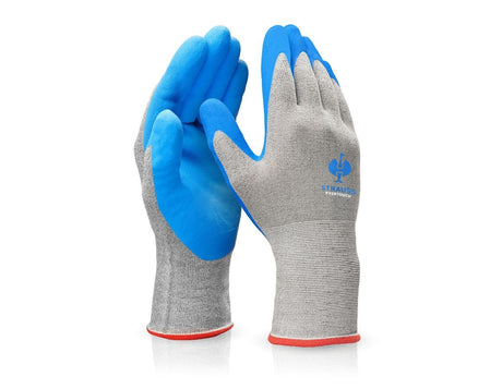 Primary image Nitrile foam gloves evertouch micro blue/lightblue-melange