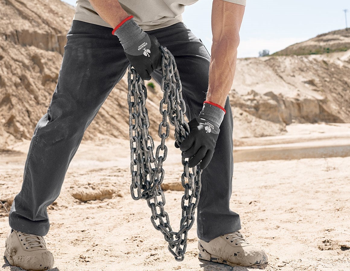 Additional image 5 Nitrile foam gloves evertouch winter black/grey