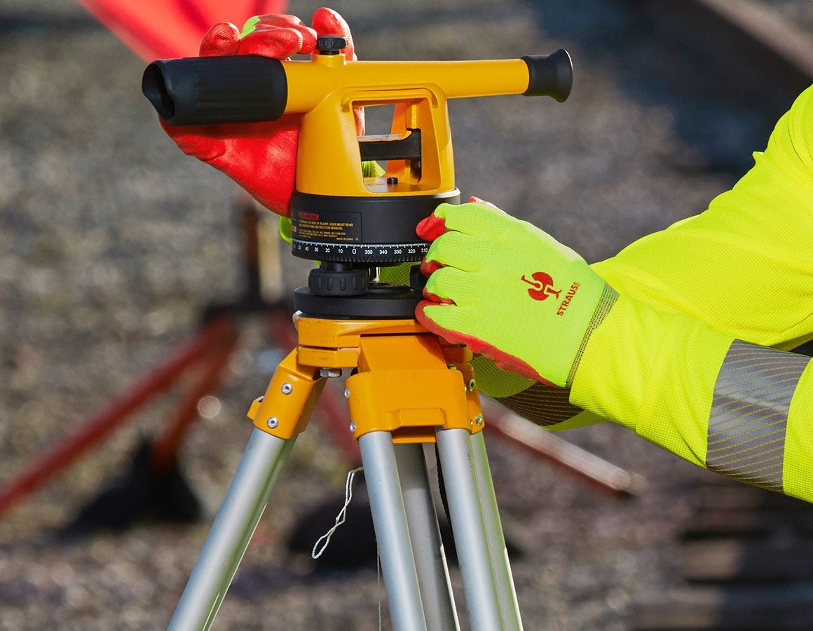 Additional image 1 Nitrile foam gloves Flexible Foam high-vis yellow/red