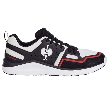 Primary image O1 Work shoes e.s. Antibes low black/white/straussred