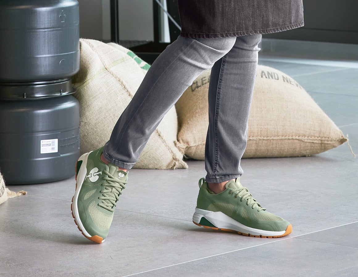 Additional image 1 O1 Work shoes e.s. Chete palegreen/pumpkinorange