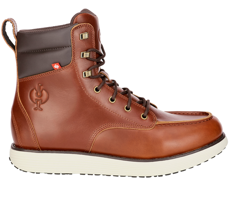 Primary image O2 Work boots e.s. Boulder mid redbrown