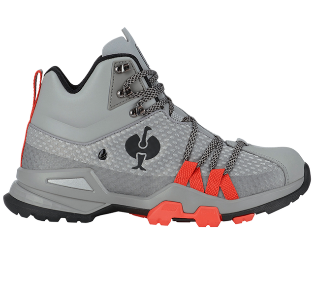 Primary image O2 Work shoes e.s. Kobuk mid pearlgrey/solarred