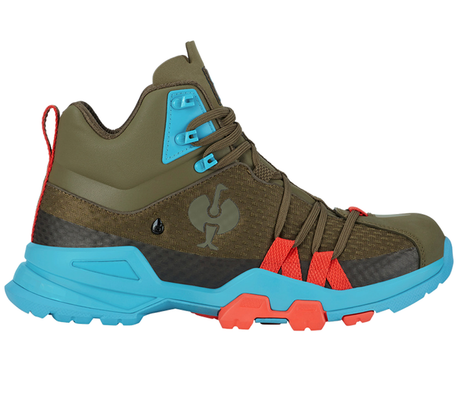 Primary image O2 Work shoes e.s. Kobuk mid mudgreen/nice blue