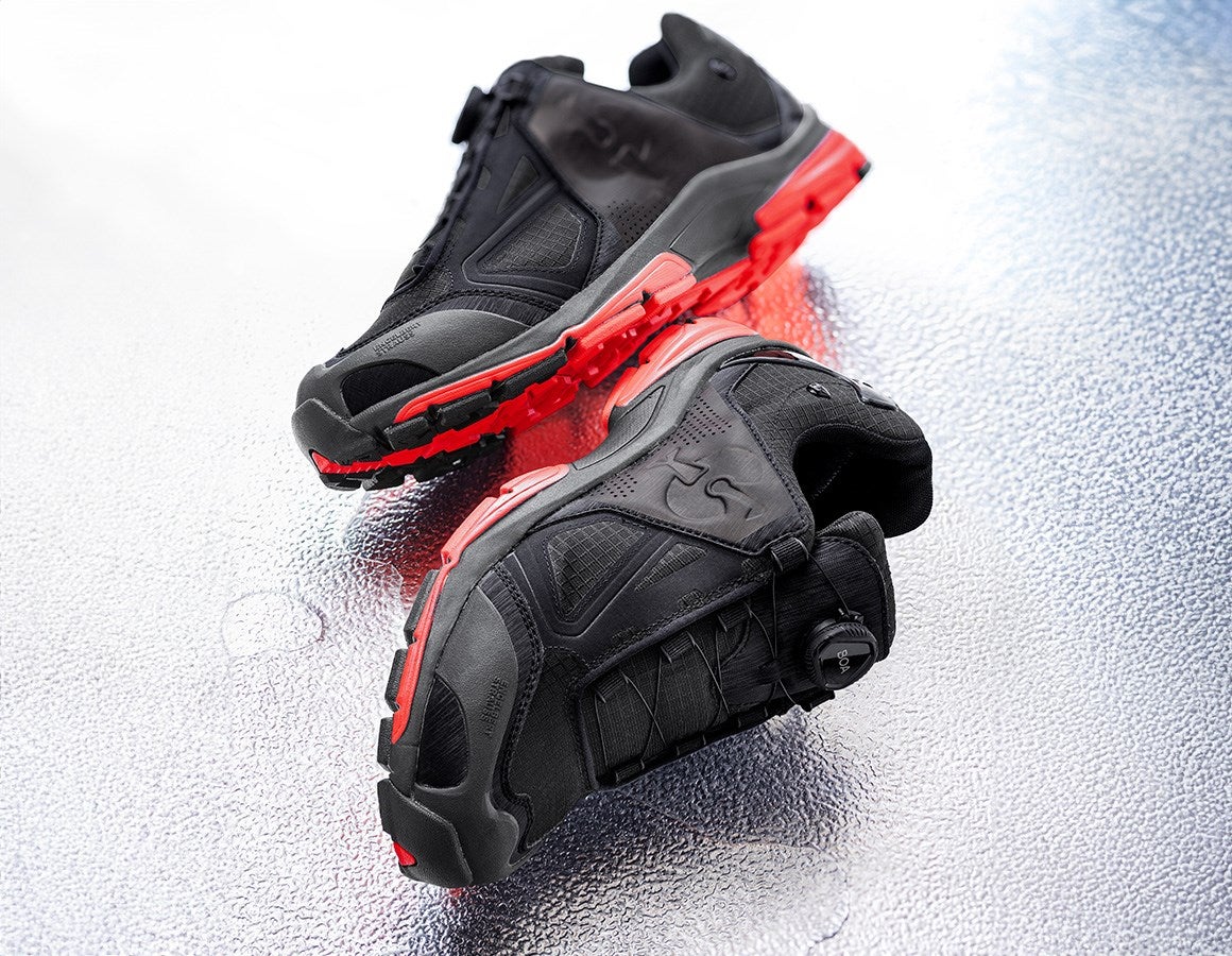 Additional image 1 O2 Work shoes e.s. Minkar II black/high-vis red