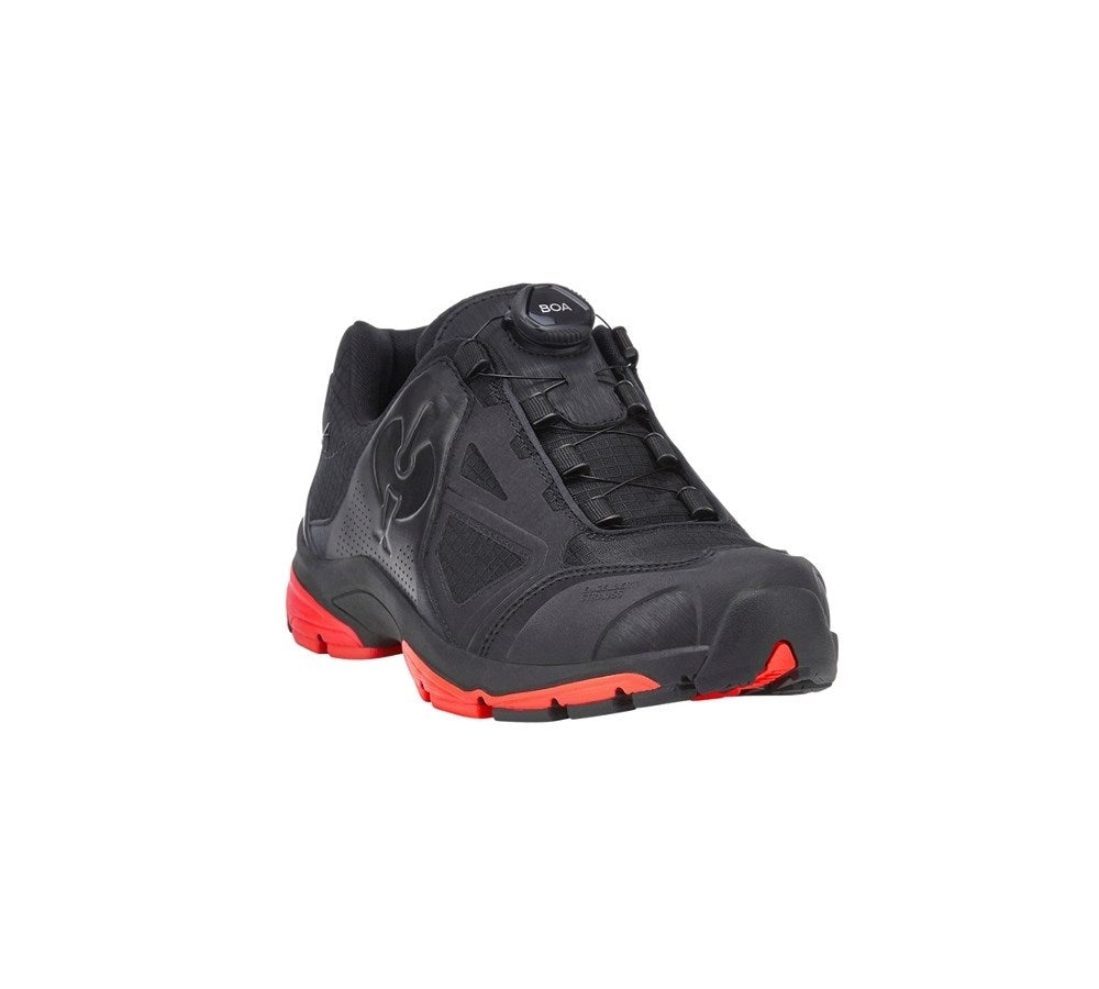 Secondary image O2 Work shoes e.s. Minkar II black/high-vis red
