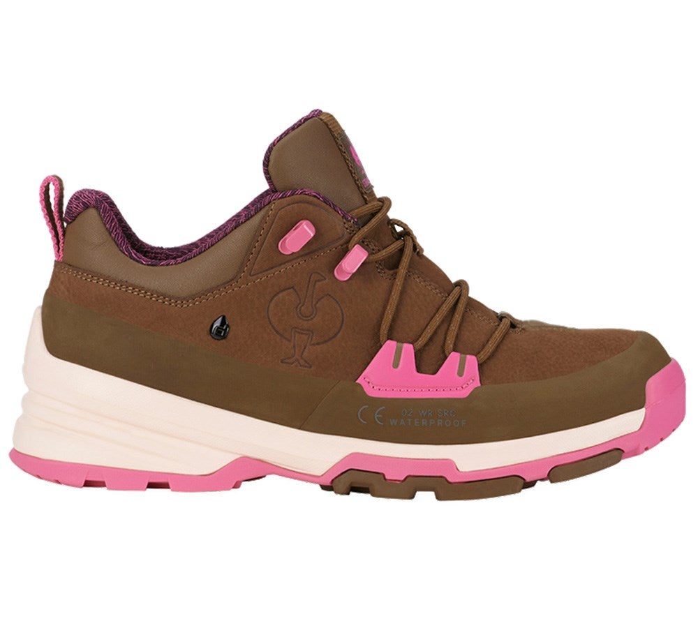 Primary image O2 work shoes e.s. Ruma low carobbrown/damaskpink