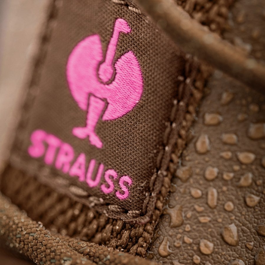 Detailed image O2 work shoes e.s. Ruma low carobbrown/damaskpink