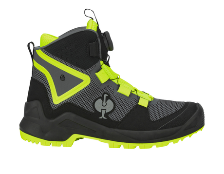 Primary image O6 Work boots e.s. Adelaide mid anthracite/high-vis yellow