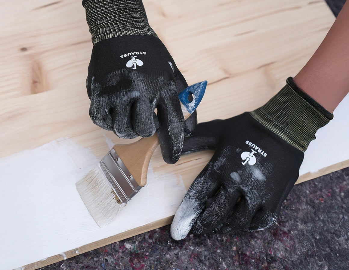 Additional image 1 PU micro gloves black