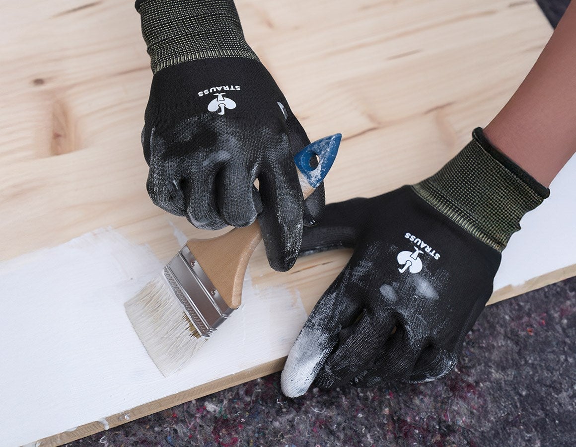 Additional image 1 PU micro gloves Industrial, pack of 12 M/8
