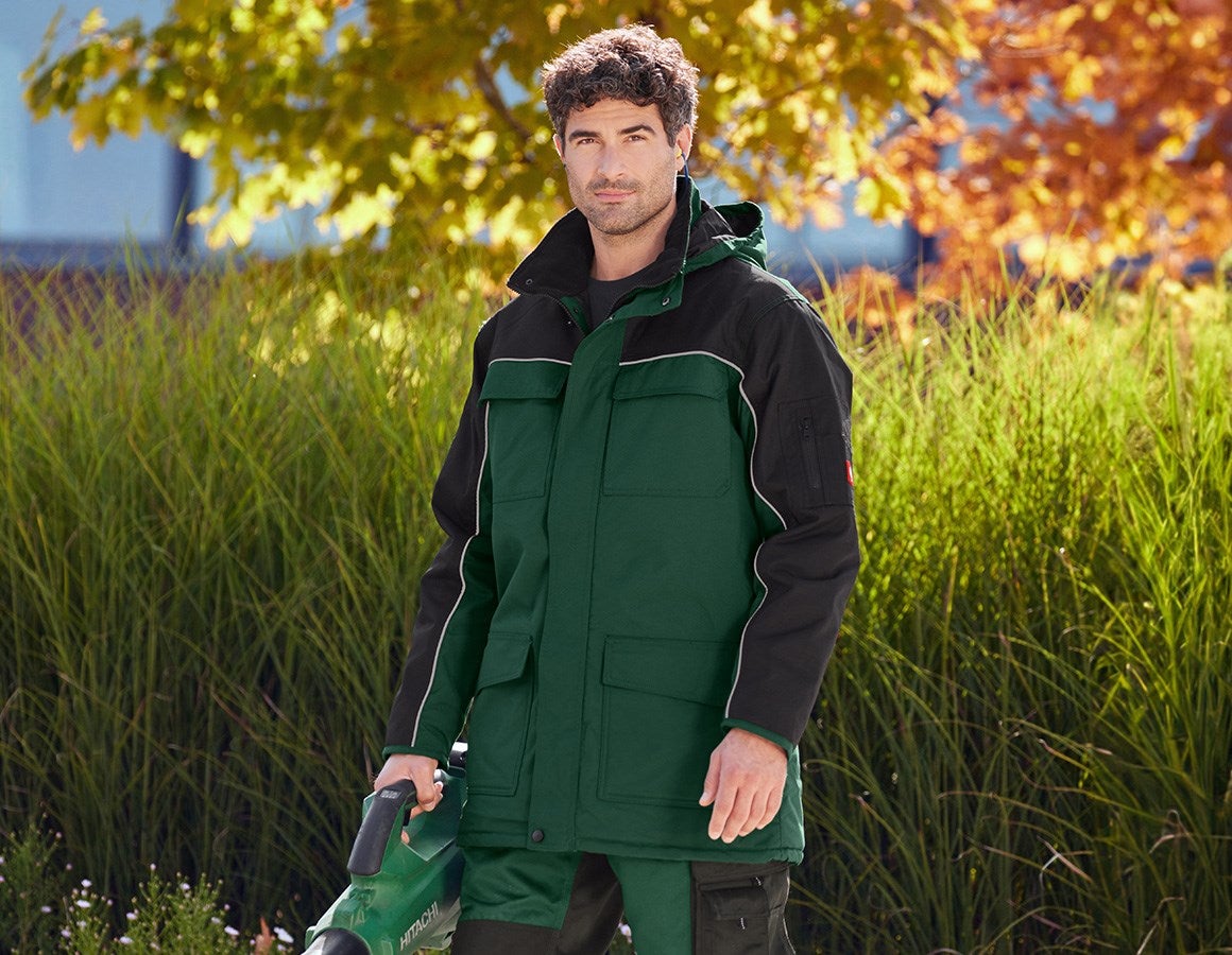 Main action image Parka e.s.image green/black