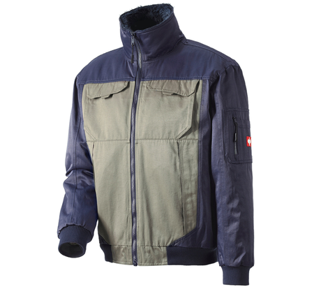 Primary image Pilot Jacket Dakota II grey/navy blue