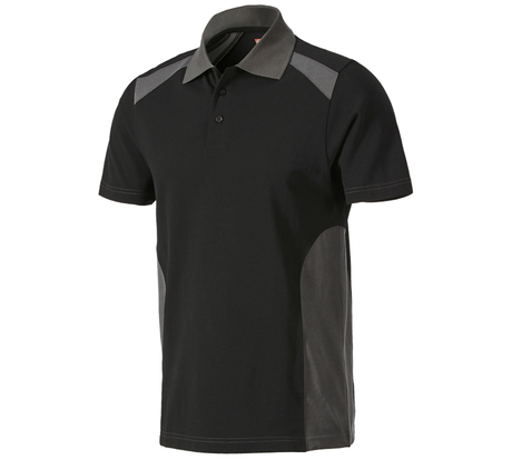 Primary image Polo shirt cotton e.s.active black/anthracite