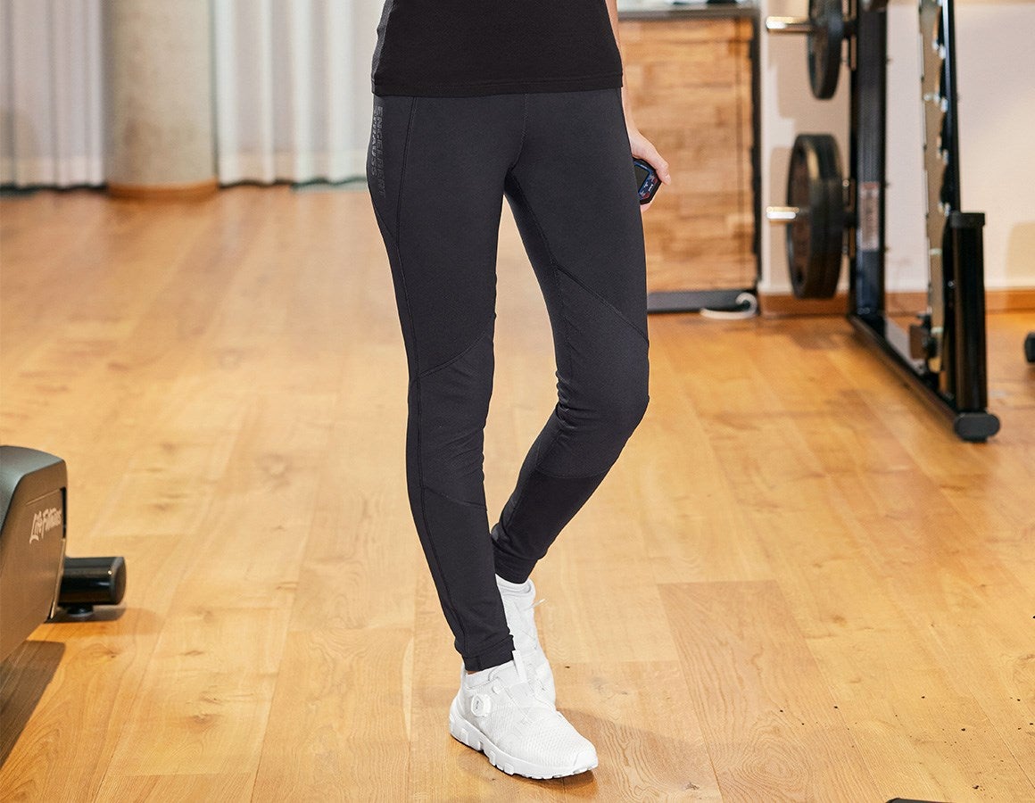 Main action image Race tights e.s.trail, ladies' black