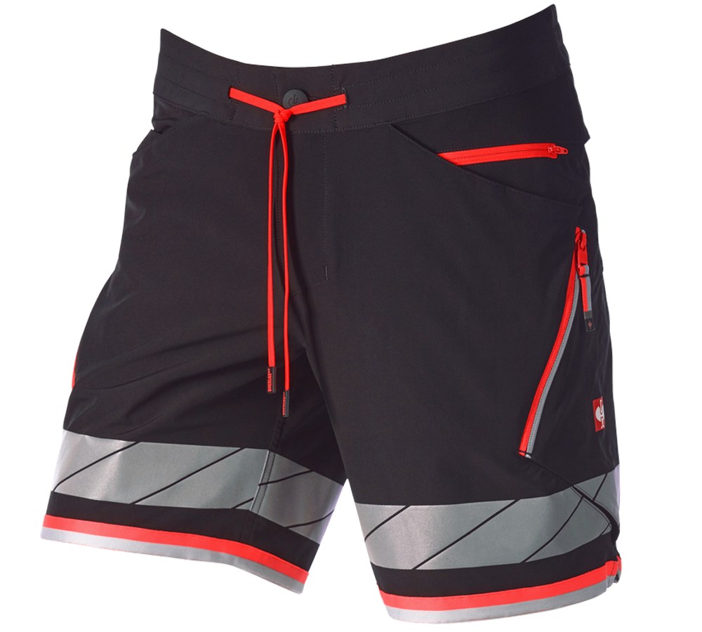 Primary image Reflex functional shorts e.s.ambition black/high-vis red