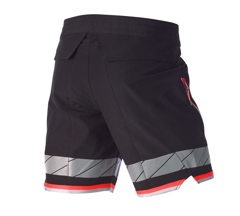 Secondary image Reflex functional shorts e.s.ambition black/high-vis red