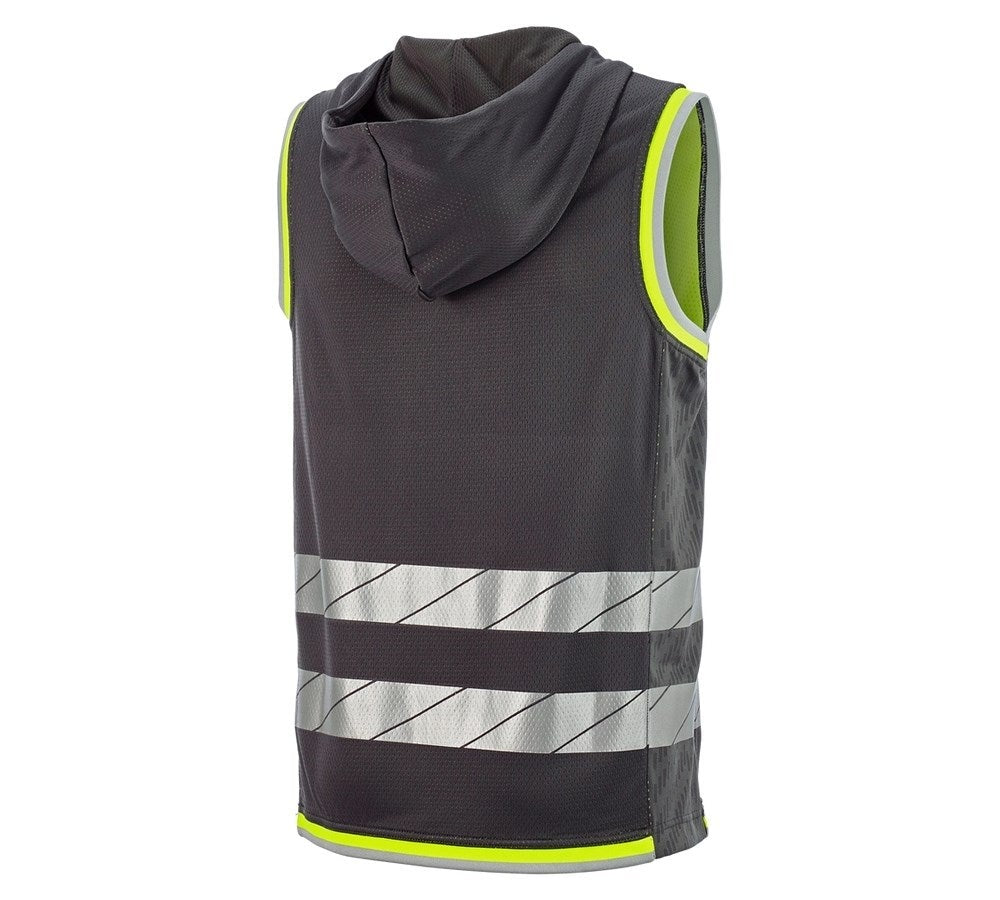 Secondary image Reflex functional bodywarmer e.s.ambition anthracite/high-vis yellow