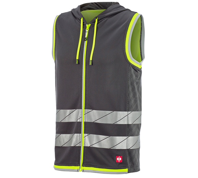 Primary image Reflex functional bodywarmer e.s.ambition anthracite/high-vis yellow