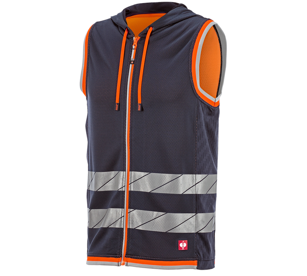 Primary image Reflex functional bodywarmer e.s.ambition navy/high-vis orange