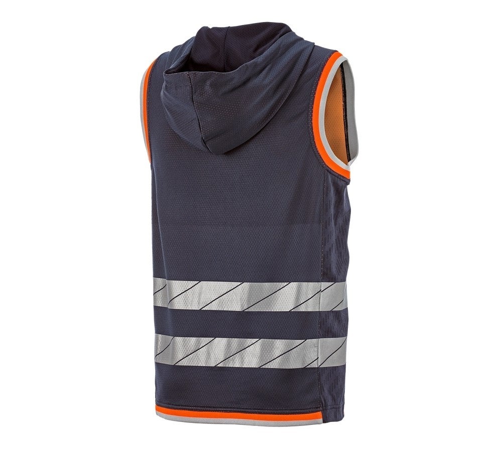 Secondary image Reflex functional bodywarmer e.s.ambition navy/high-vis orange