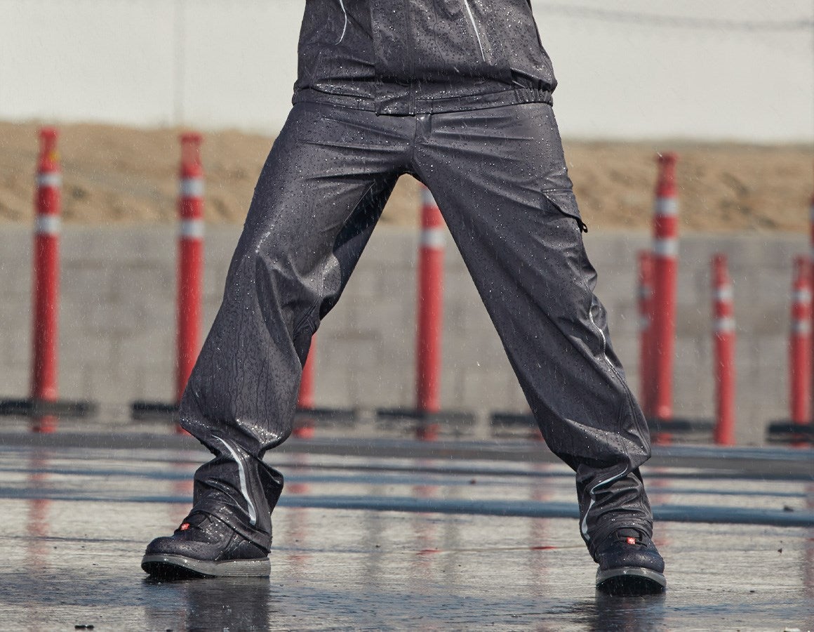 Main action image Rain trousers e.s.motion 2020 superflex anthracite/platinum