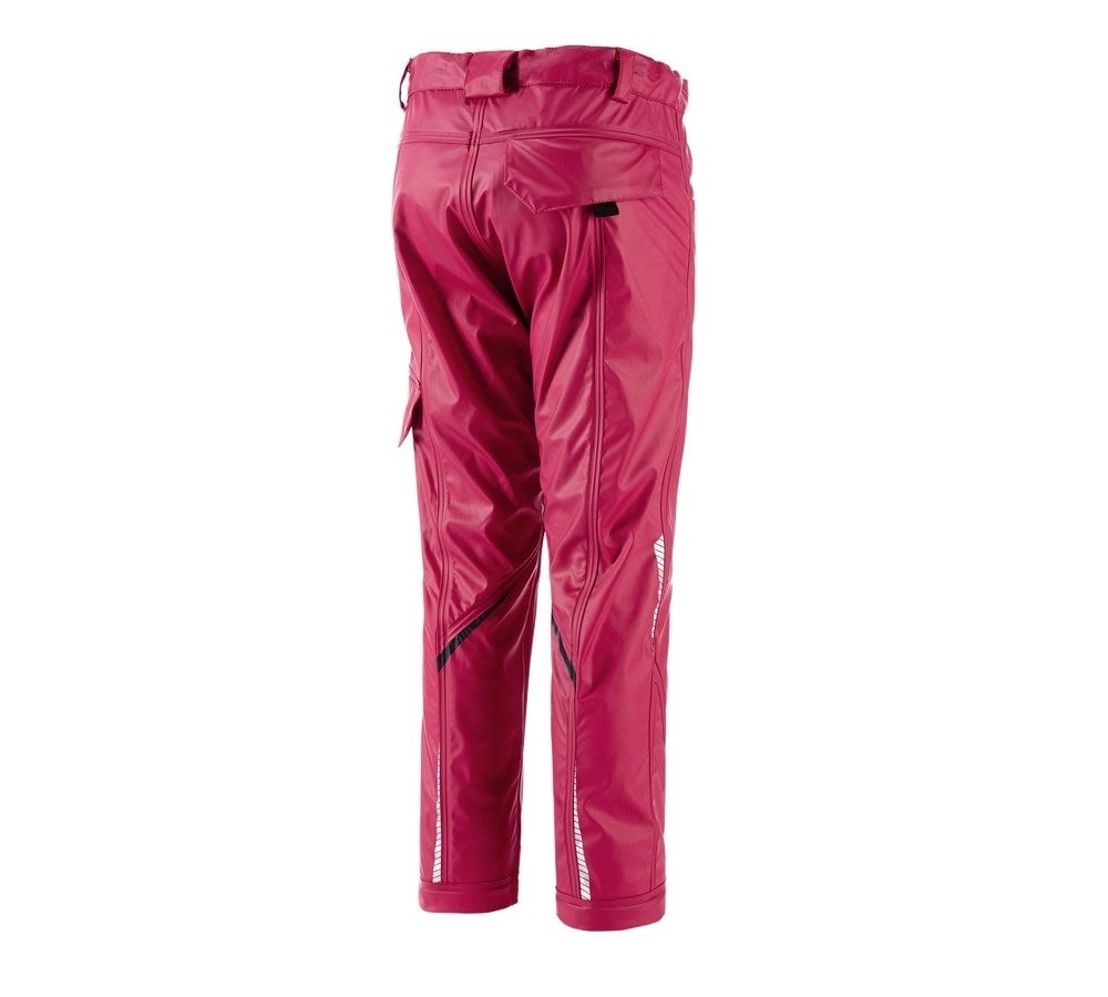 Secondary image Rain trousers e.s.motion 2020 superflex,children's berry/navy