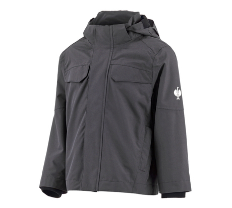 Primary image Rain jacket e.s.concrete, children's anthracite