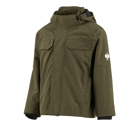 Primary image Rain jacket e.s.concrete, children's mudgreen