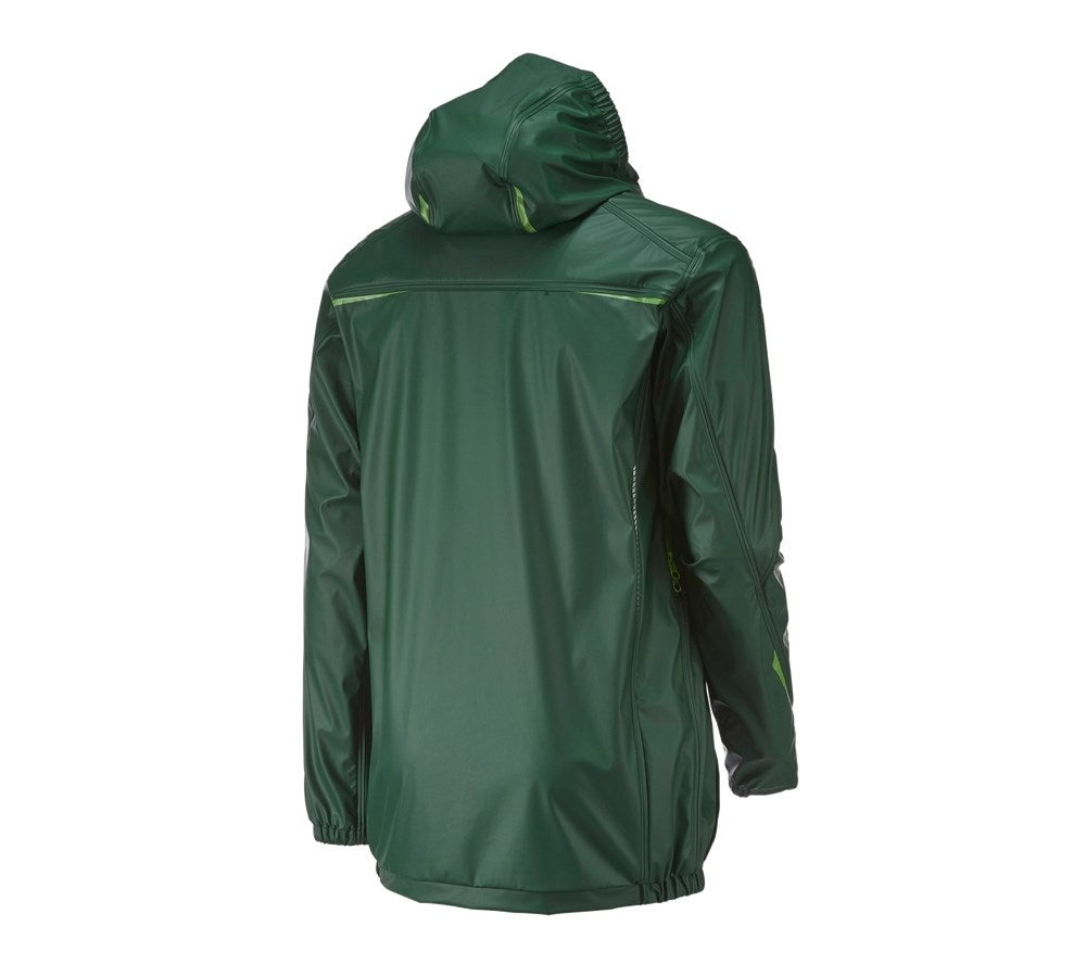 Secondary image Rain jacket e.s.motion 2020 superflex green/seagreen