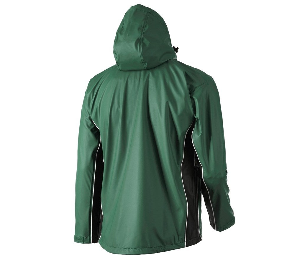 Secondary image Rain jacket flexactive green/black