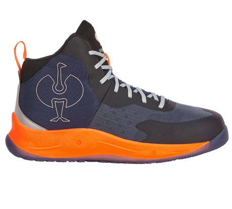 Primary image S1PS Safety shoes e.s. Marseille mid navy/high-vis orange