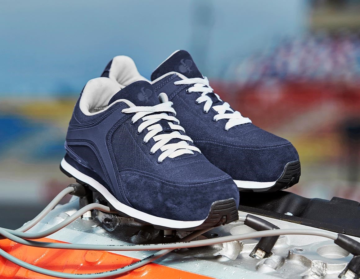 Main action image S1PS Safety shoes e.s. Sutur navy/white