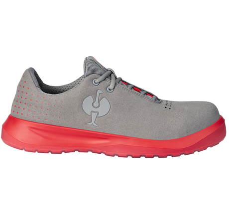 Primary image S1P Safety shoes e.s. Banco low pearlgrey/solarred