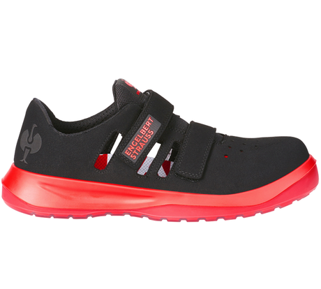 Primary image S1P Safety sandals e.s. Banco black/solarred