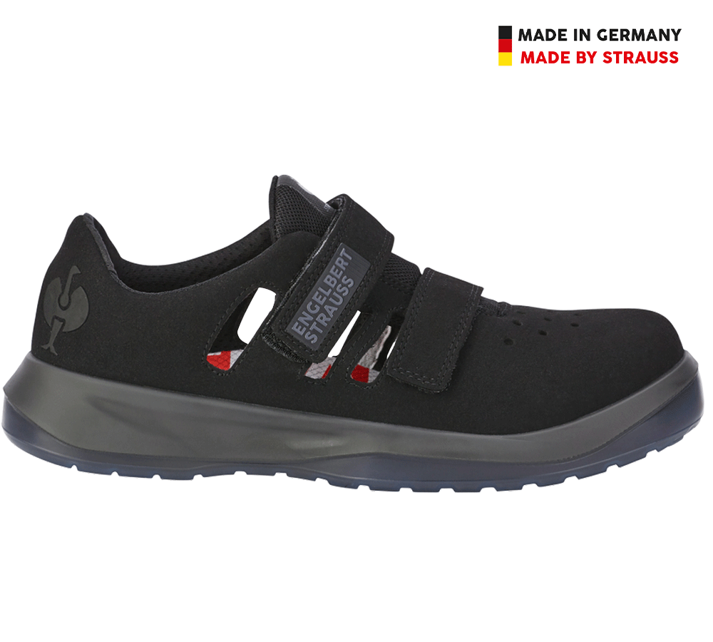 Primary image S1P Safety sandals e.s. Banco black/anthracite
