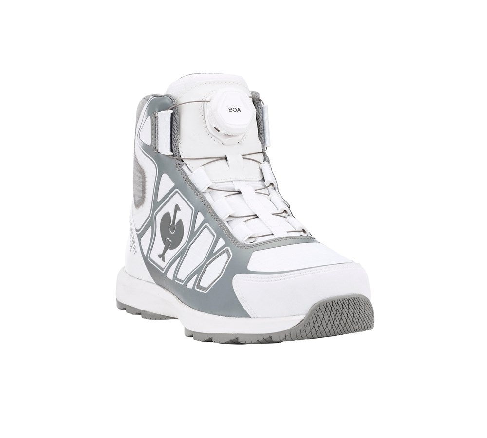 Secondary image S1P Safety boots e.s. Baham II mid white/platinum