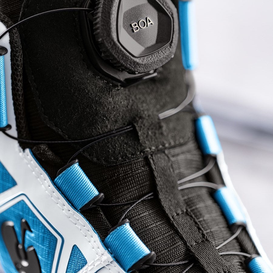 Detailed image S1P Safety boots e.s. Baham II mid royalblue/black