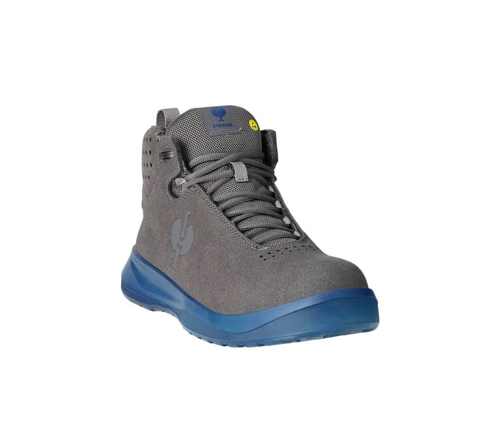 Secondary image S1P Safety shoes e.s. Banco mid anthracite/alkaliblue