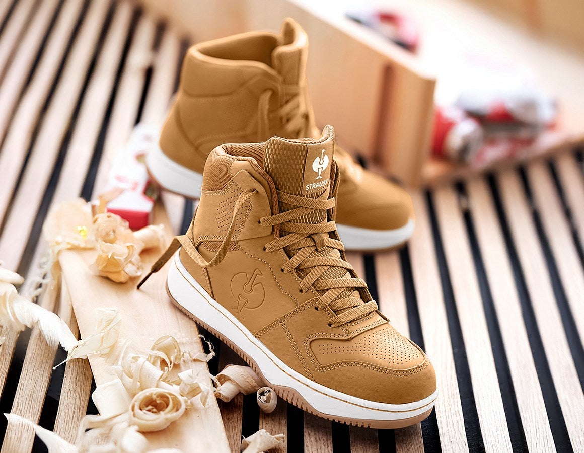 Additional image 1 S1P Safety boots e.s. Eindhoven mid almondbrown