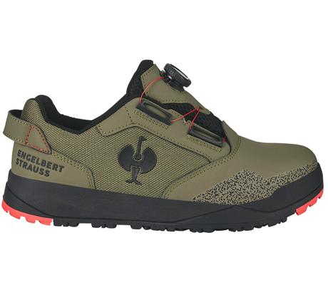Primary image S1 Safety shoes e.s. Nakuru low stipagreen/solarred