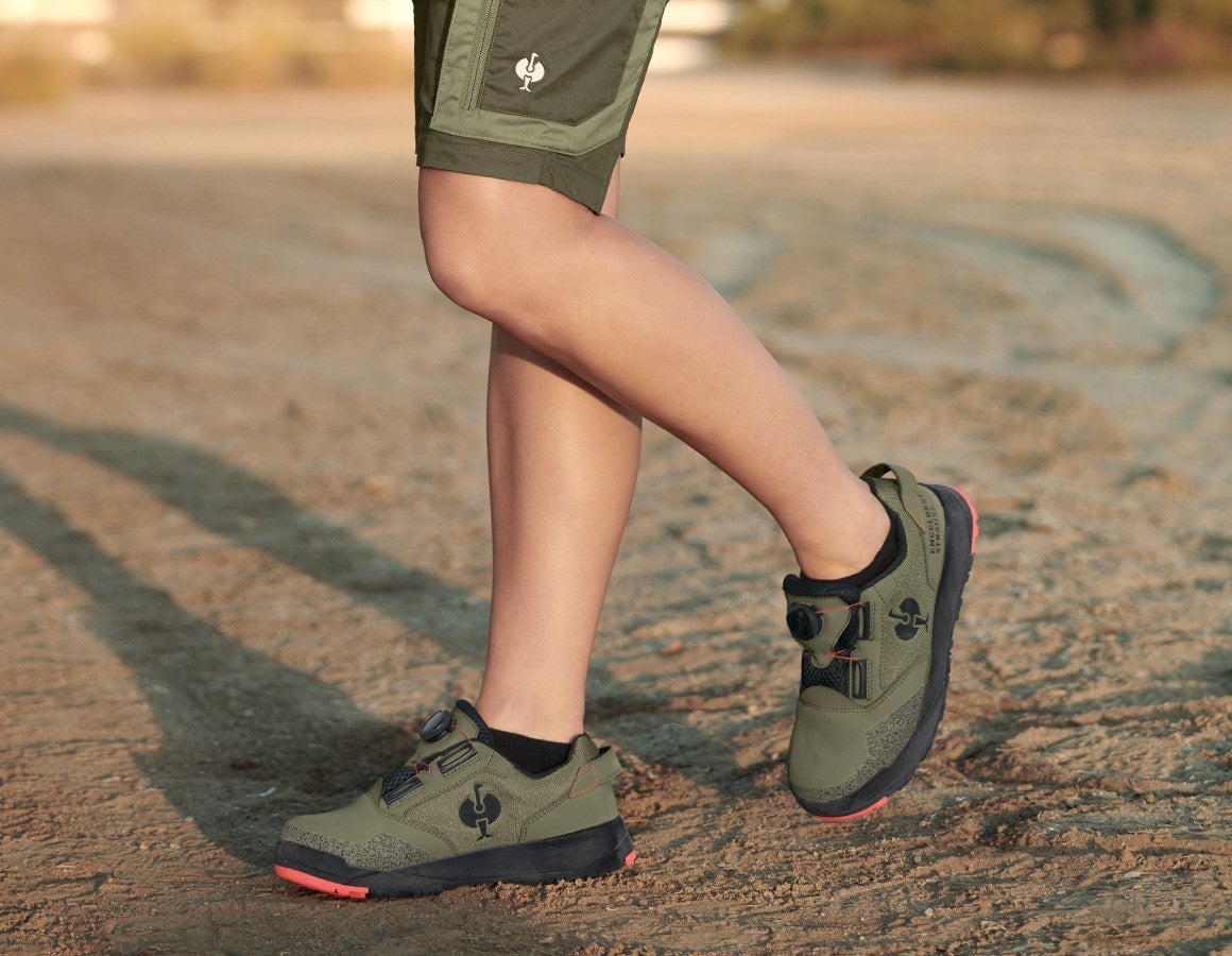 Additional image 2 S1 Safety shoes e.s. Nakuru low stipagreen/solarred