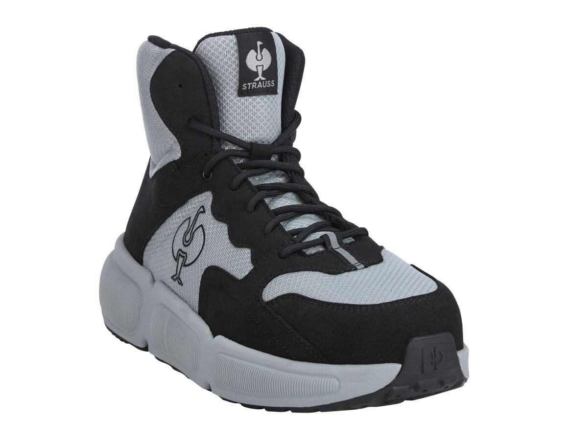 Secondary image S1 Safety boots Strauss.1004 mid platinum