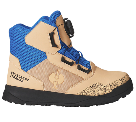 Primary image S1 Safety boots e.s. Nakuru mid neutralbeige/gentianblue