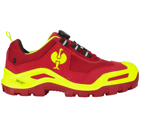 Primary image S3 Safety shoes e.s. Kastra II low red/high-vis yellow