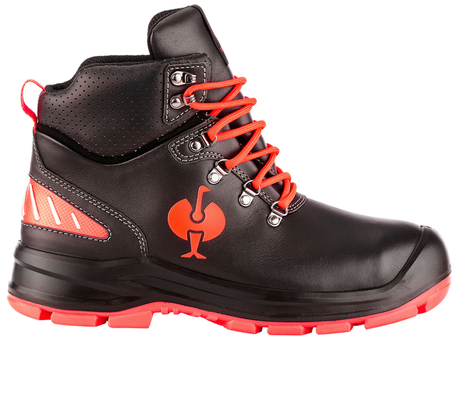 Primary image S3 Safety shoes e.s. Umbriel II mid black/high-vis red
