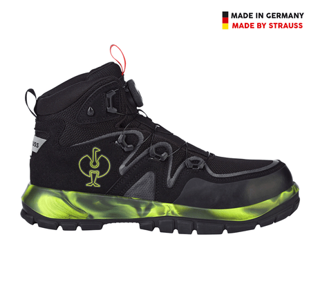 Primary image S7S Safety boots e.s. Altadena mid black/high-vis yellow