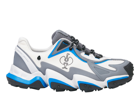 Primary image S7S Safety shoes e.s. Peoria low silver/gentianblue