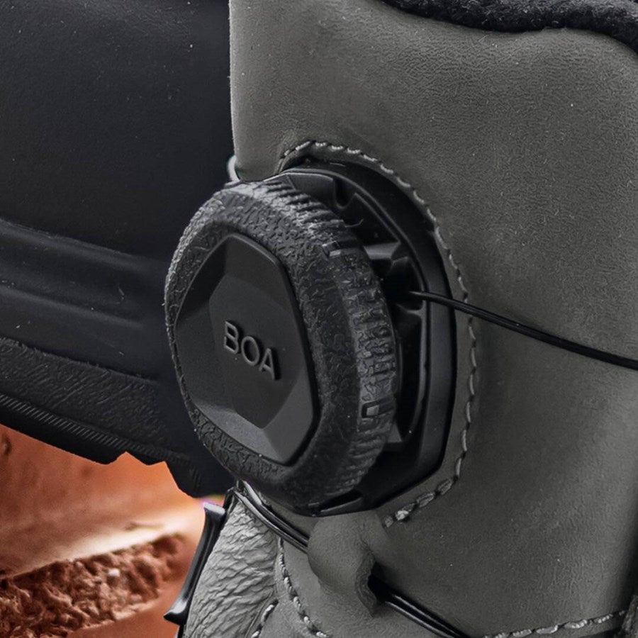 Detailed image S7S Safety boots e.s. Woodside mid carbongrey