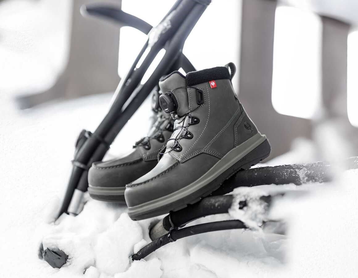 Additional image 1 S7S Safety boots e.s. Woodside mid carbongrey